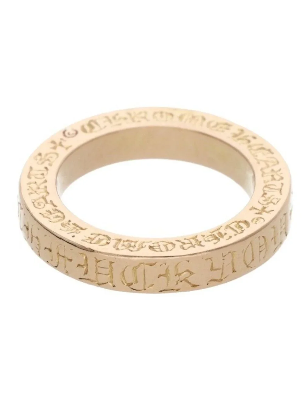 Chrome Hearts 22k Spacer Fckyou Gold Ring